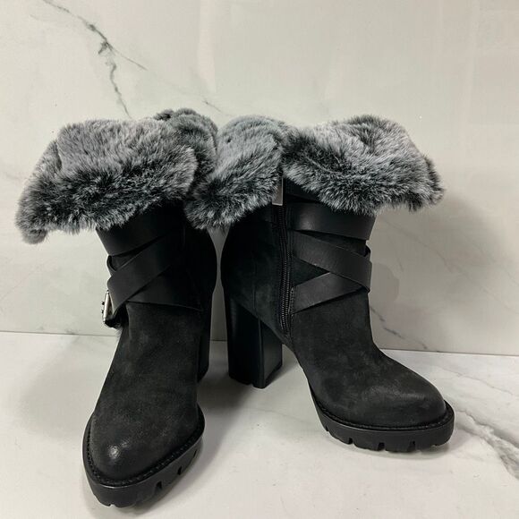 CHARLES DAVID Heel Winter Boots - Picture 5 of 7